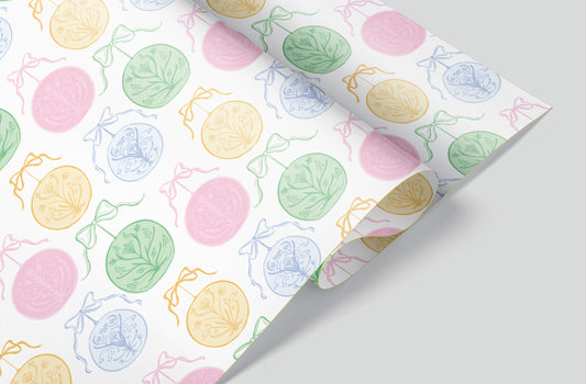 Chic Ornaments Wrapping Paper Pre-Order