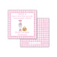 bOOt Scootin BOOgie - pink gingham Gift Tag