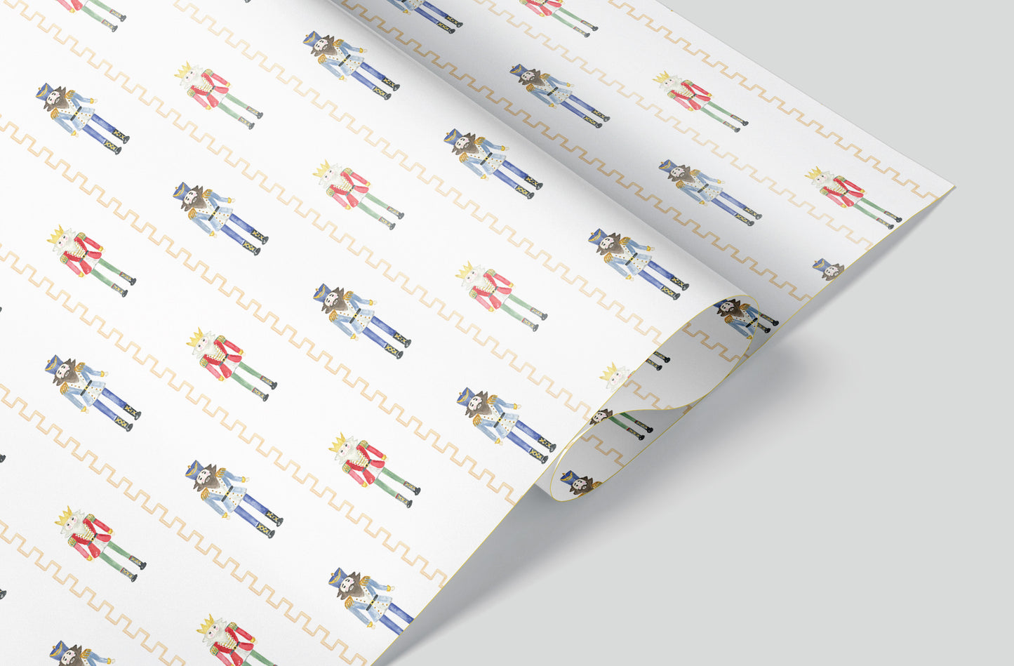 Traditional Nutcracker Wrapping Paper Pre-Order