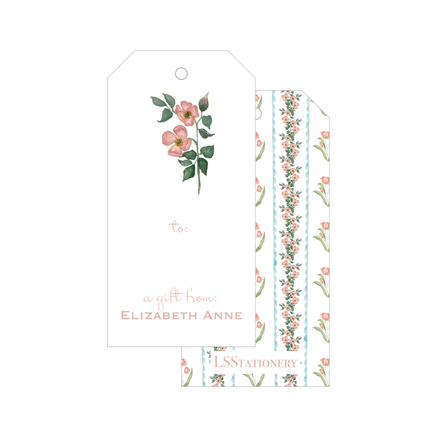 It's a Mother's Day Floral Gift Tag